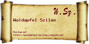 Waldapfel Szilas névjegykártya